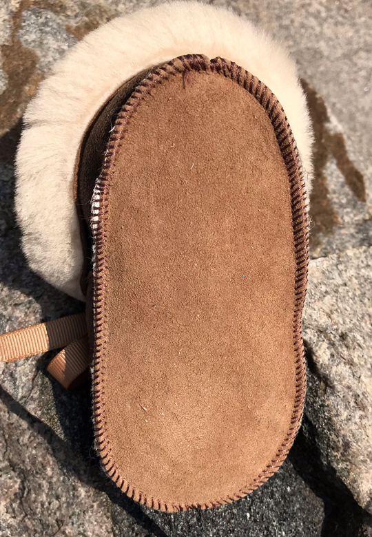 Baby Moccasins - 126 Distressed Sheepskin