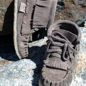 Kids' Moccasins - 137376CH Fringed Suede