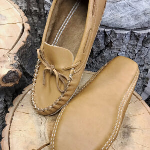 Men's Moosehide Moccasins - 1471-02M EEE Cork
