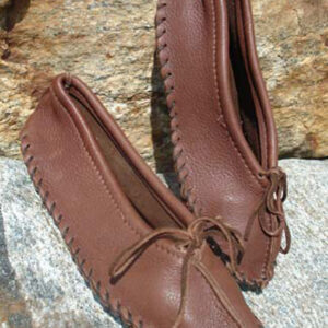 Ladies Moccasins - 150L Deerskin Brown