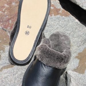 Men's Sheepskin Mule - Black 202U