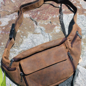 Buffalo Hide Waist Pouch by Adrian Klis - 2334