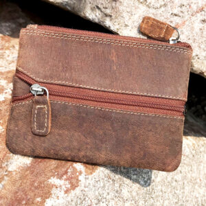 Buffalo Hide Coin Purse by Adrian Klis - 263