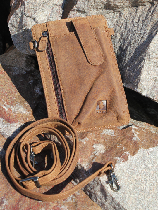Buffalo Hide iPhone Bag by Adrian Klis - 2696