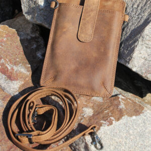 Buffalo Hide iPhone Bag by Adrian Klis - 2696