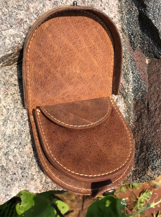Buffalo Hide Coin Purse by Adrian Klis - 281