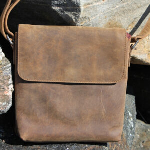 Buffalo Hide Messenger Bag by Adrian Klis - 2846