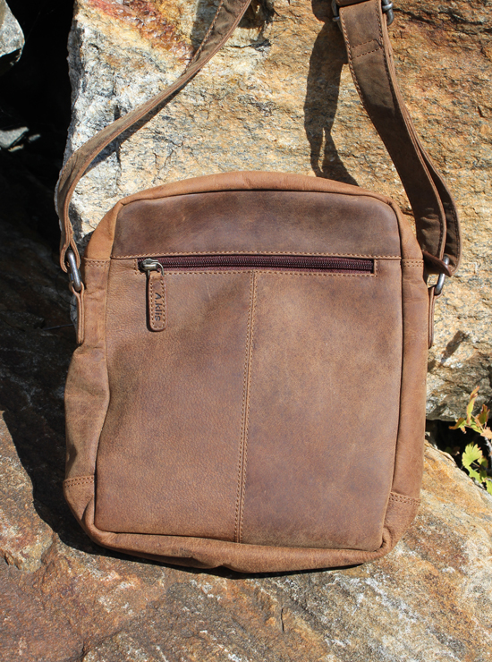 Buffalo Hide Travel Messenger Bag by Adrian Klis - 2847