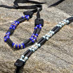 Mohawk Choker - 2 Row Horn 10196B