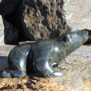 Inuit Carving by Manasie Ikalukjuak - Bear 821000799
