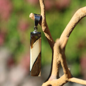 Pendant Mammoth Ivory and Ammolite DR 1 Assorted