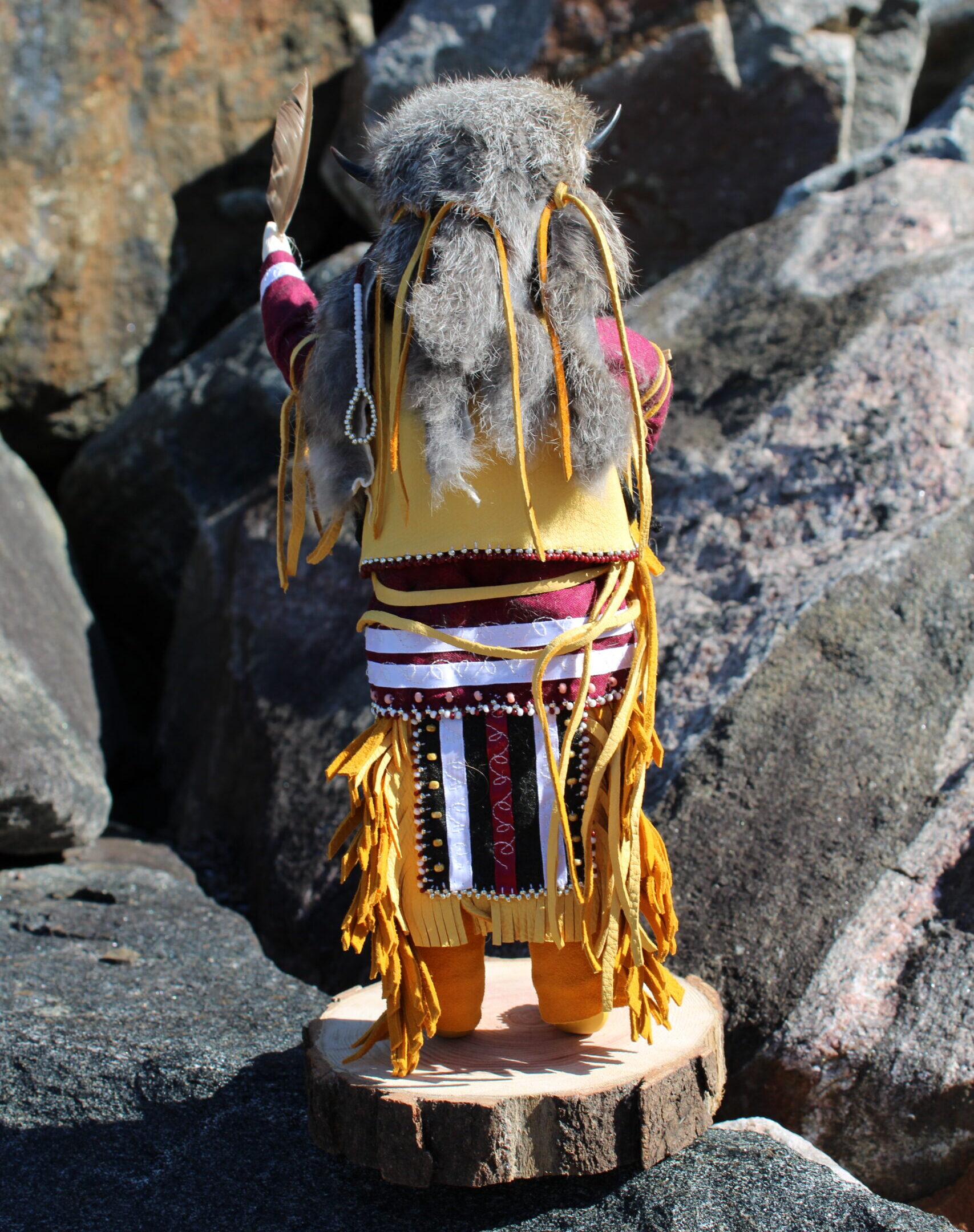 Doll - Mohawk Chief with Pipe 02