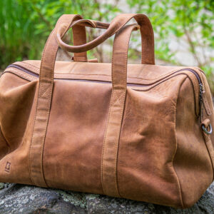 Buffalo Hide Duffle Bag by Adrian Klis - 2041