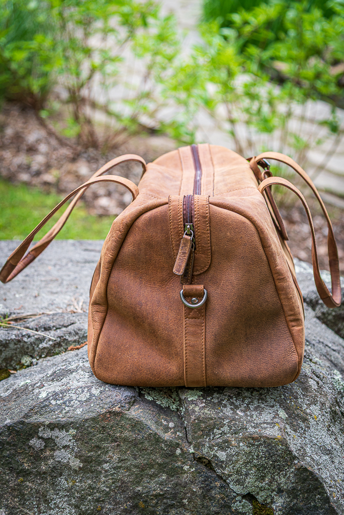 Buffalo Hide Duffle Bag by Adrian Klis - 2041