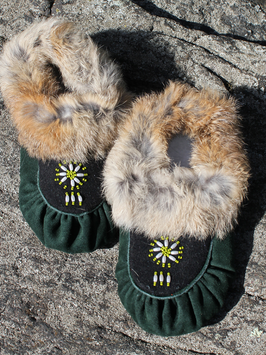 Ladies Hand Crafted Moccasins - Innu Assorted