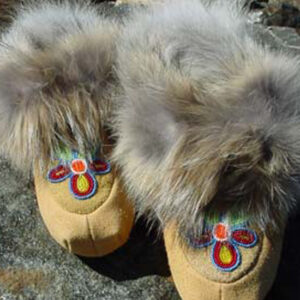 Ladies - ATC Coyote Fur/Beaded Moosehide