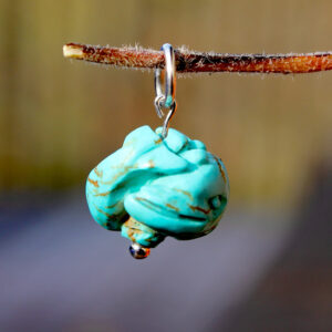 Turquoise Pendant by Richard Parnham - Mini Dolphin