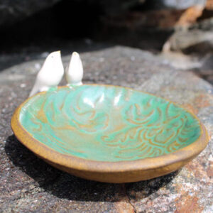Ceramic Bird Bowl - Assorted Colours