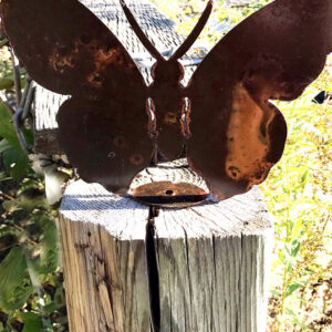 Salvaged Metal Sculptures - Fence Post Toppers