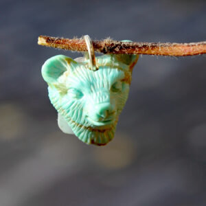 Turquoise Pendant by Richard Parnham - Mini Bear