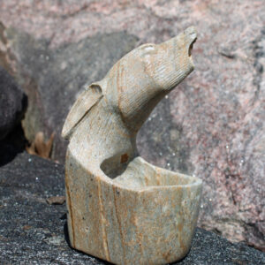 Smudge Bowl by He Stands by the Sky - 4878-31 Wolf