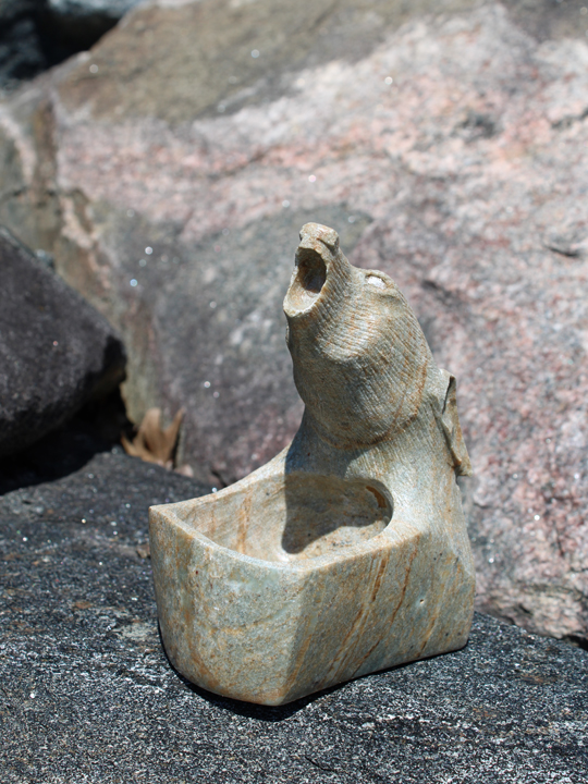 Smudge Bowl by He Stands by the Sky - 4878-31 Wolf