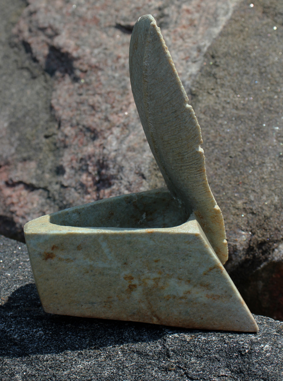 Smudge Bowl by He Stands by the Sky - 4878-276 Feather