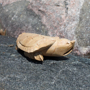 Soapstone Carving by He Stands by the Sky - Turtle 4805-116