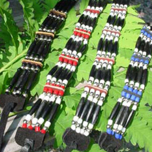 Mohawk Choker - Four Row Horn 10180B