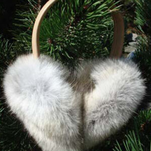 Earmuffs - 401C Natural Coyote Fur