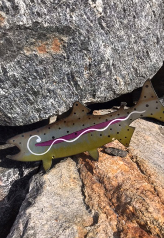 Salvaged Metal Sculpture - Fish Assorted Sizes