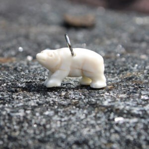 Bone Pendant by R. Parnham - Bear