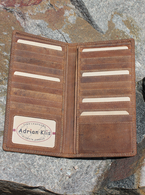 Buffalo Hide Travel Wallet by Klis - 234