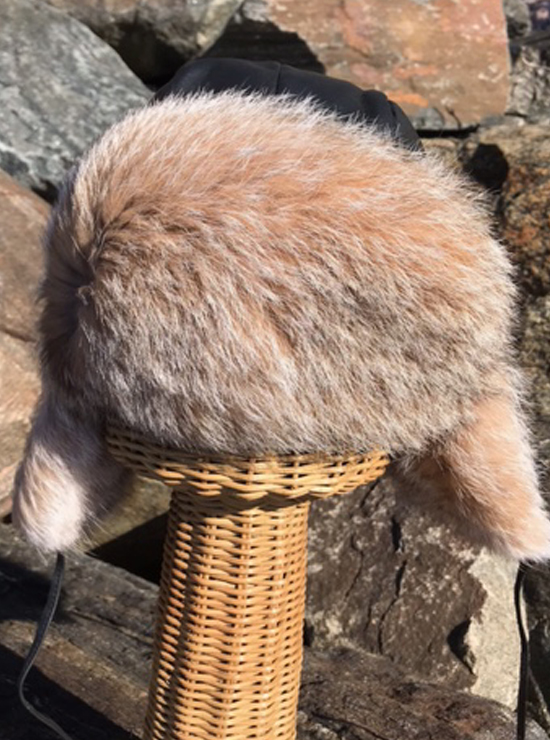 Lynx Fur and Leather Aviator Hat - 318L