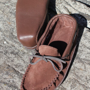 Men's Moccasins - 78M Suede with Double Sole
