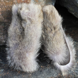 Adult Mitts - 509 Leather and Coyote Fur