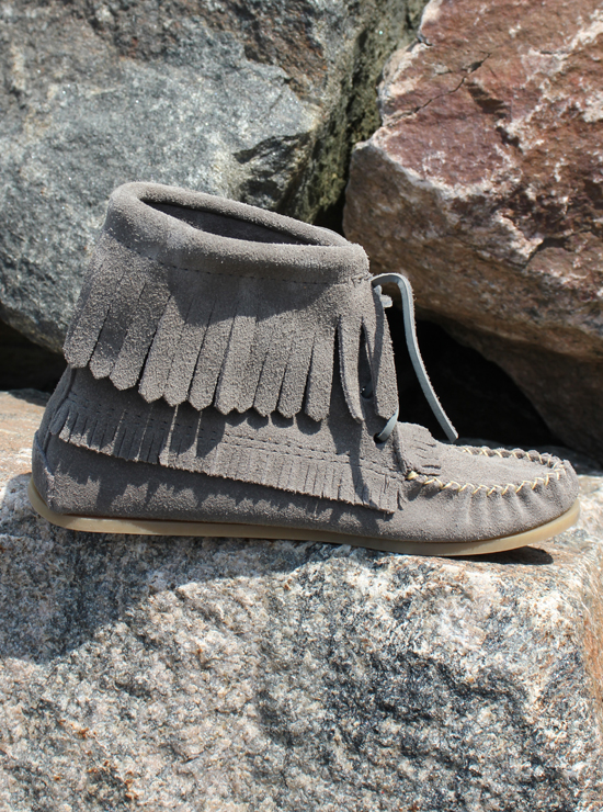 Ladies - 137376L Gray Suede/Rubber Sole