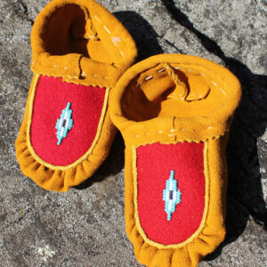 Ojibway Baby Moccasins - Assorted Deerskin