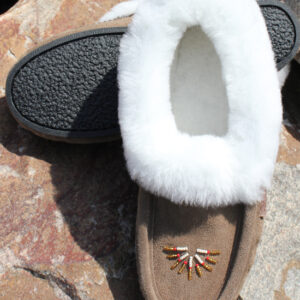 Ladies Moccasins - 129113L Sheepskin/Soled