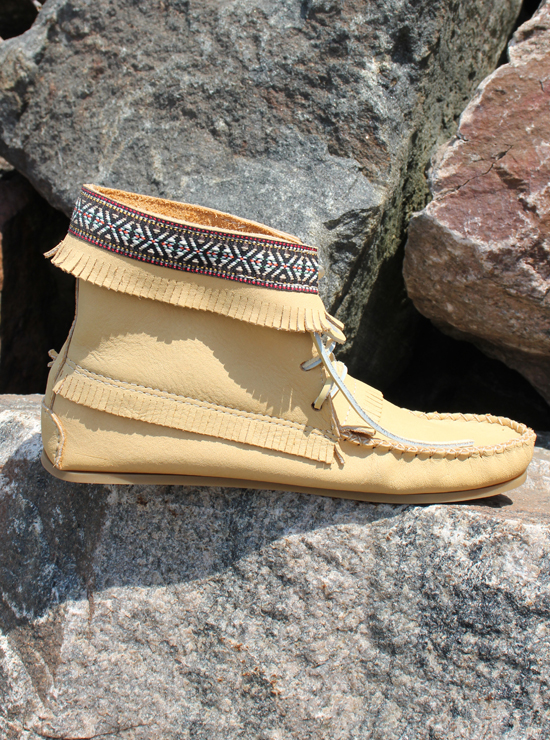 Men's - 137597M Moose Hide/Rubber Sole