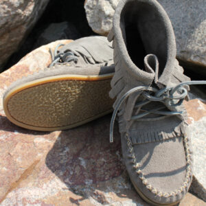 Ladies - 137376L Gray Suede/Rubber Sole