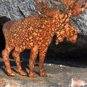 Salvaged Metal Sculpture - Moose Assorted