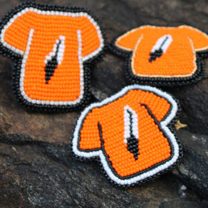 Beaded Brooch by C. Ranger - Orange Shirt