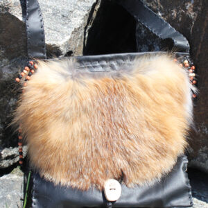 Purse by Gaston Henry - Fox Fur Trimmed