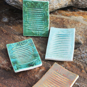 Ceramic Soap Dish - Assorted Colours SD