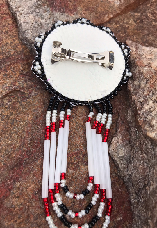Beaded Barrette - Mohawk 15137
