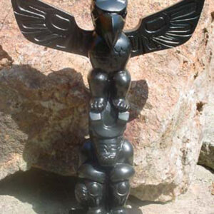 Totem Pole - 01204 Wolf/Thunderbird