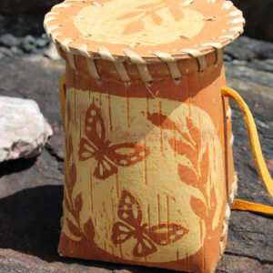 Etched Basket - YB Two Butterflies