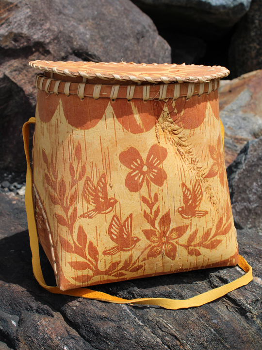 Etched Basket - YB Butterflies, Birds and Flowers