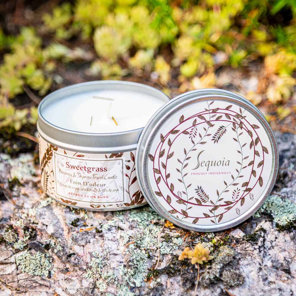 Travel Candles from Kahnawake Mohawk Territory - Sequoia Assorted